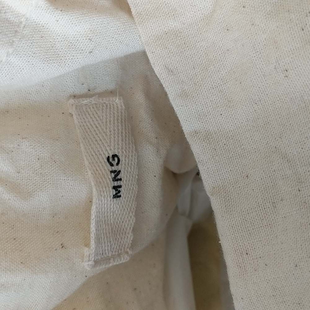 Nwt - Straw Bag With Drawstring Cloth Insert - image 2